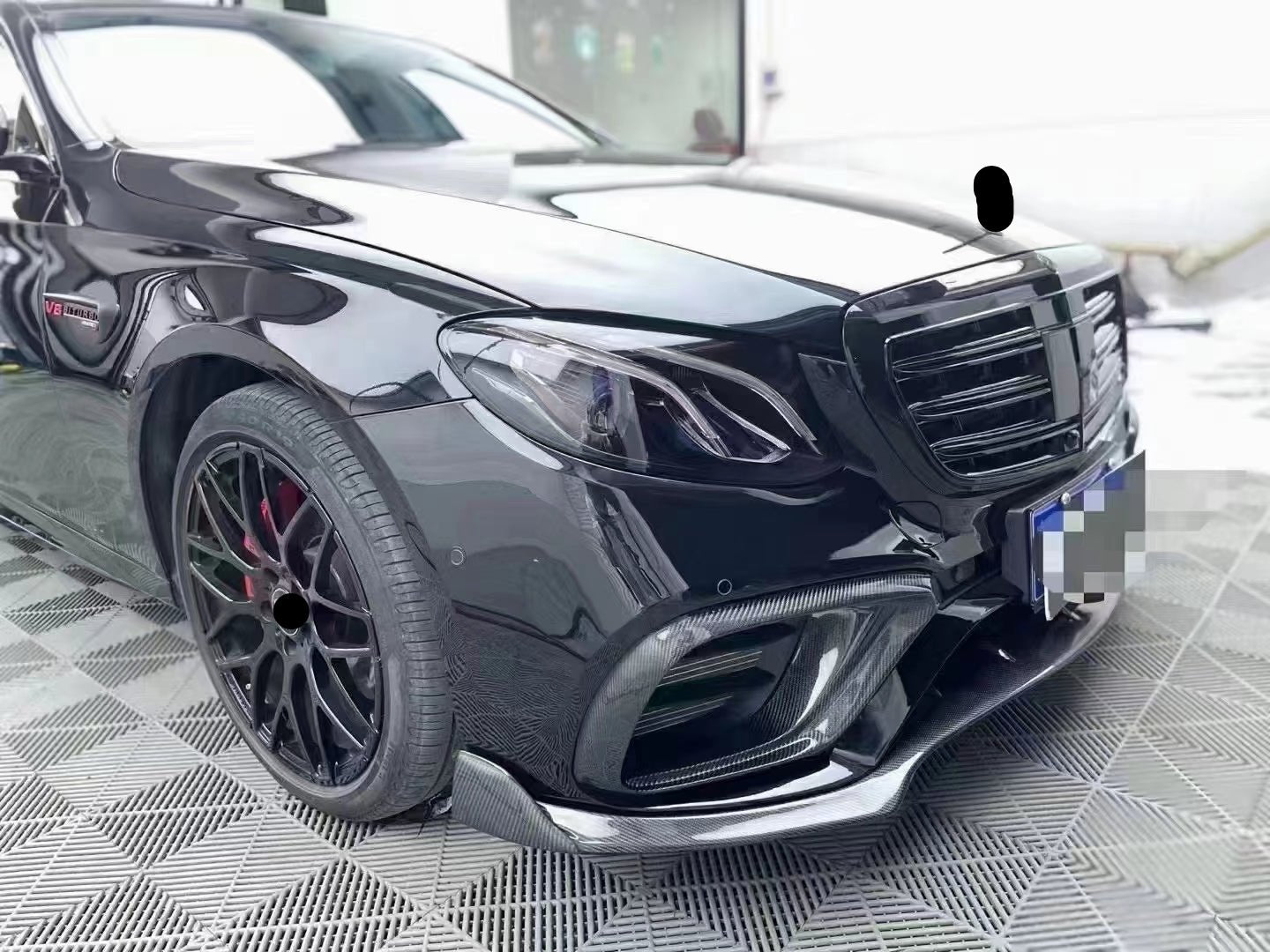 Carbon fiber body kit for Mercedes Benz E-class W213 E63 AMG 2017-2023 BRS