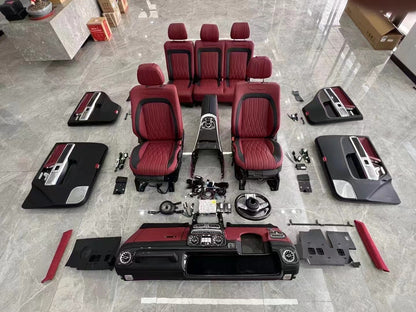 Customized full interior upgrade kit for Mercedes Benz G Class W463 2013-2018 to new W463A W464 2019+