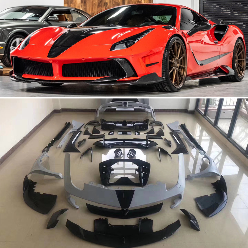Carbon fiber body kit for Ferrari 488 GTB 2015 - 2019 – F-Tech Motors