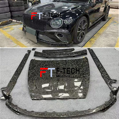 Forged Carbon Fiber Body Kit For Bentley Continental GT GTC W12 2017 - 2023 