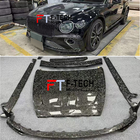 Forged Carbon Fiber Body Kit For Bentley Continental GT GTC W12 2017 - 2023 