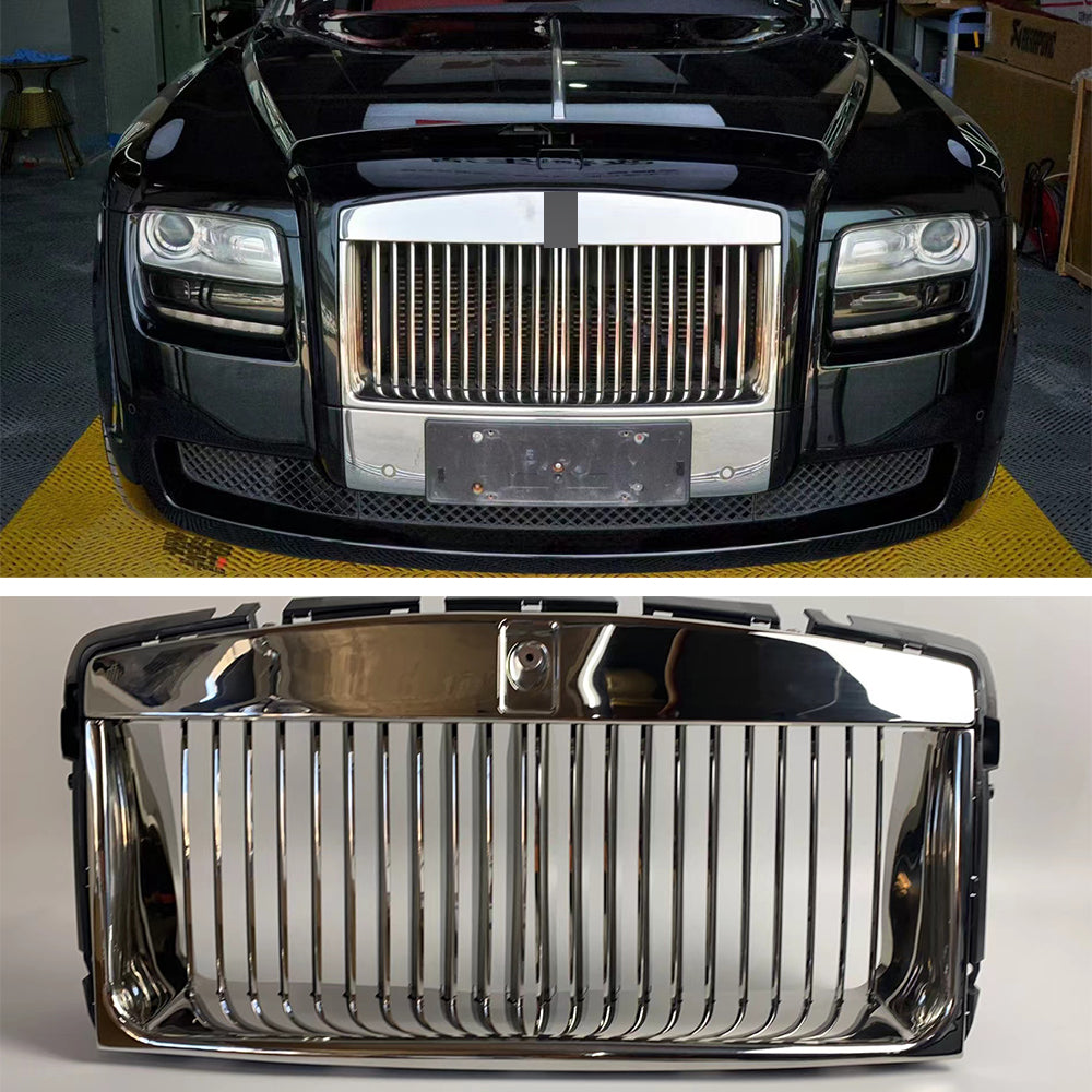 Chrome front grille assembly for Rolls Royce Ghost 2010 - 2014