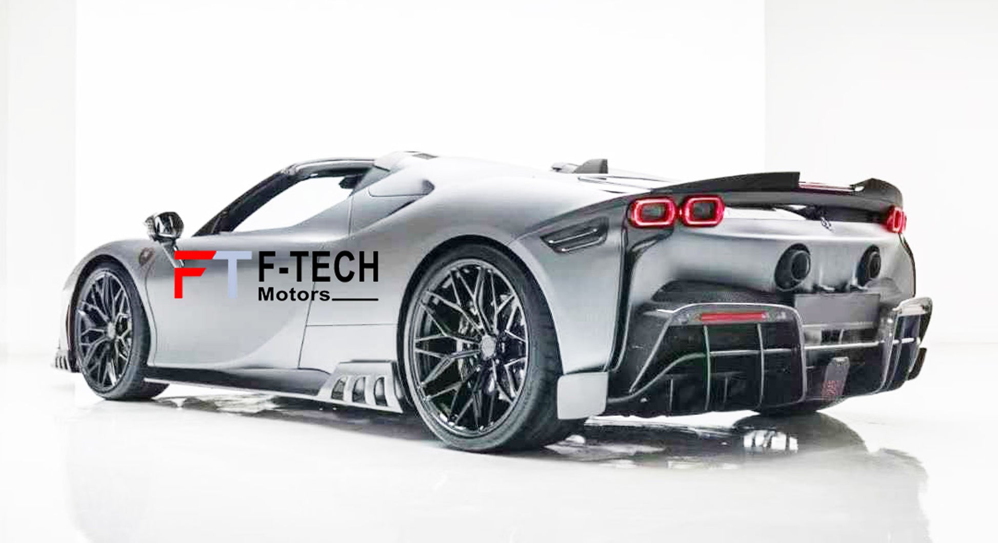 Carbon Fiber Rear Decklid Spoiler for Ferrari SF90 Stradale 2019 - 2024 Keyvani