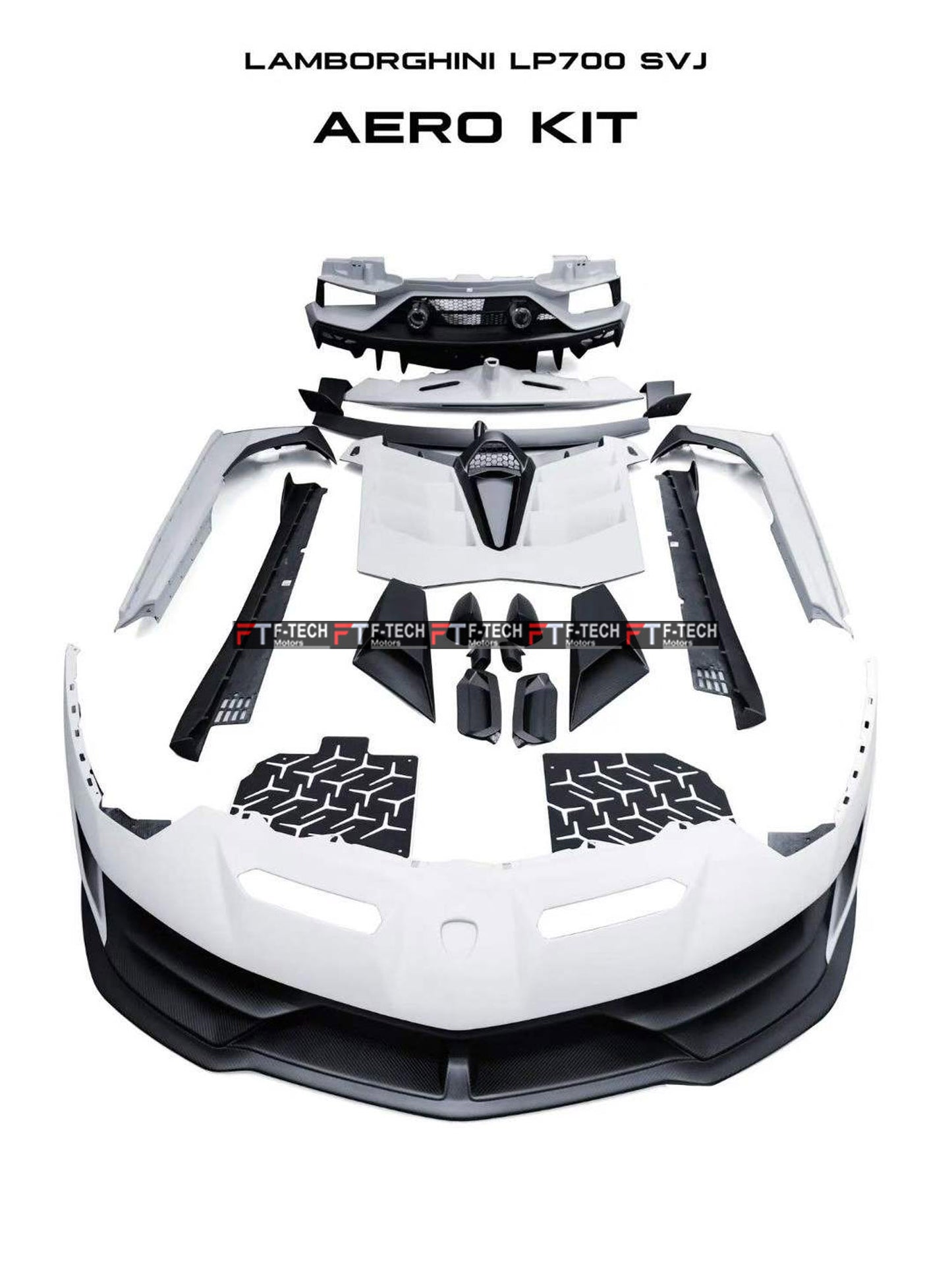 Lamborghini Aventador LP700 LP720 LP750 SVJ Style Dry Carbon Fiber Body Kit