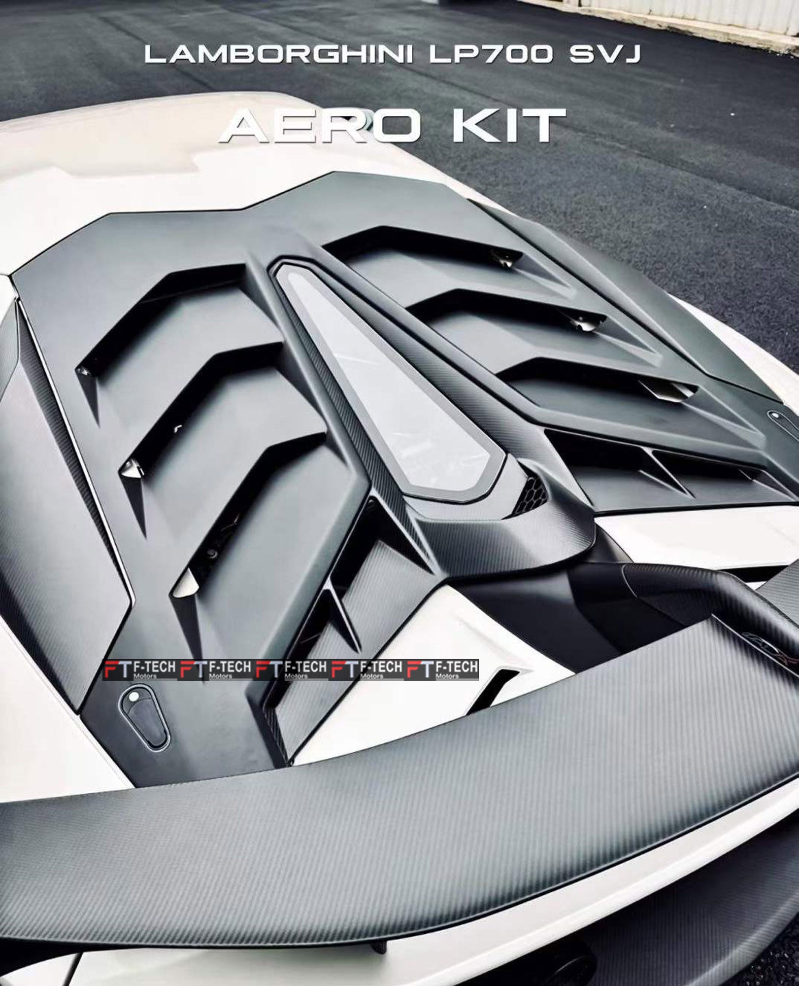 Lamborghini Aventador LP700 LP720 LP750 SVJ Style Dry Carbon Fiber Body Kit