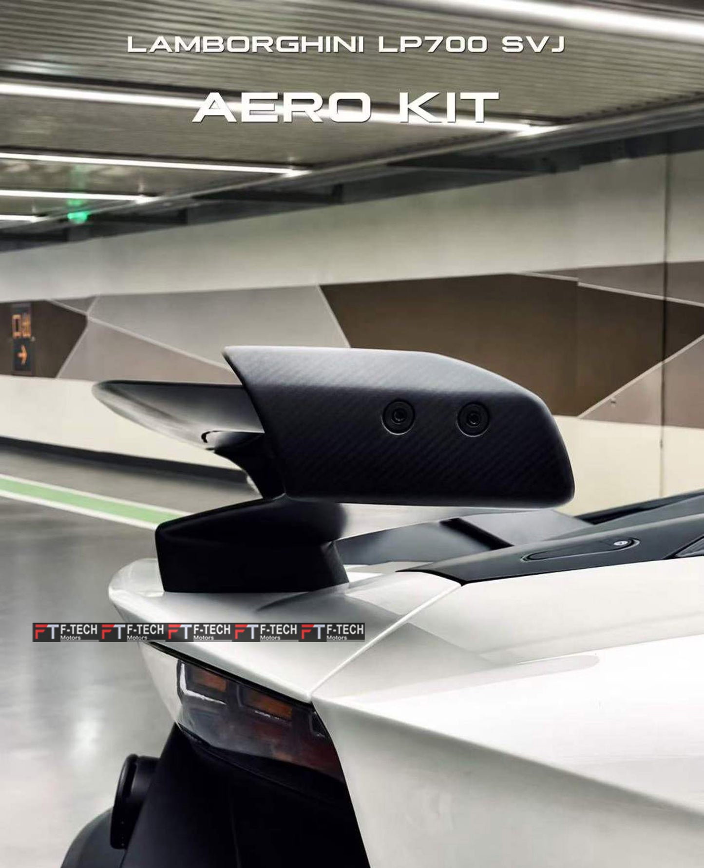 Lamborghini Aventador LP700 LP720 LP750 SVJ Style Dry Carbon Fiber Body Kit