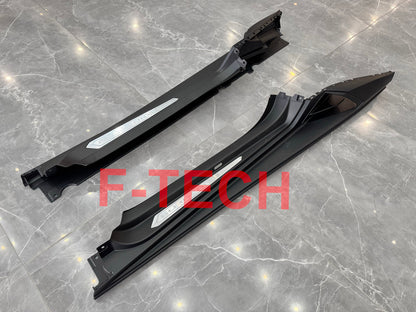 Pair of side skirts for Lamborghini Huracan LP610 LP580 Evo 2015+Tecnica