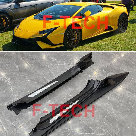 Pair of side skirts for Lamborghini Huracan LP610 LP580 Evo 2015+Tecnica