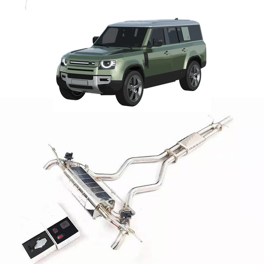 F-Tech Motos exhaust system for Land Rover Defender 110 L663 2020+