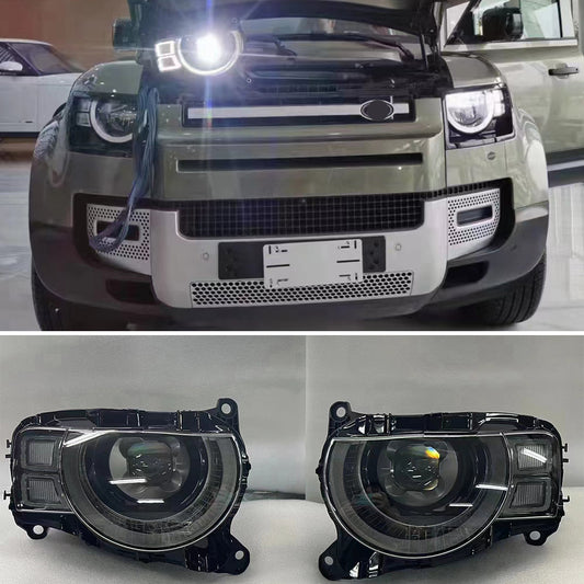 LED Headlights For Land Rover Defender L663 90 110 130 2020+