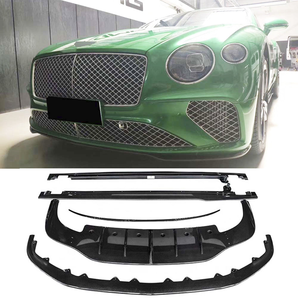 Dry carbon fiber body kit for Bentley Continental GT 2019-2024