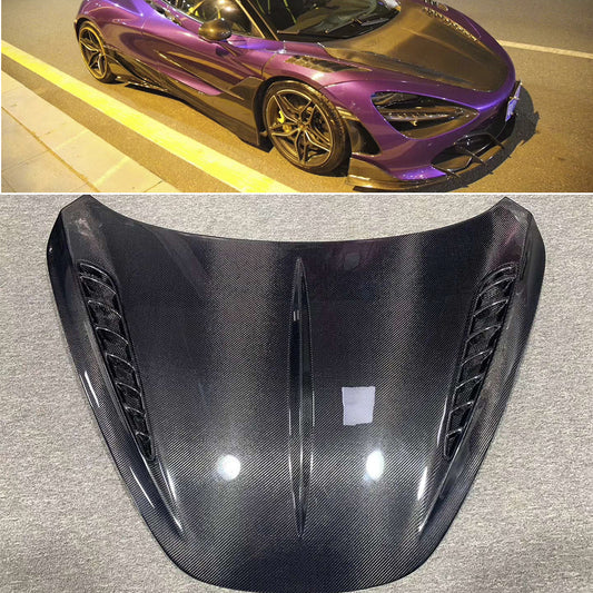 Carbon fiber hood bonnet kit for McLaren 720S 2017 - 2023 TC