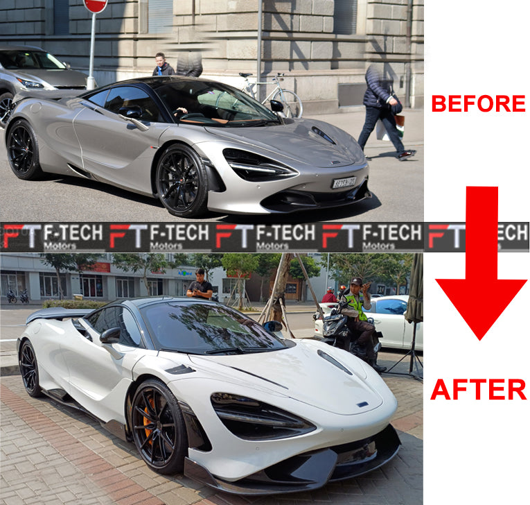 765LT Style Body Kit For McLaren 720S 2017 - 2023 Dry Carbon Fiber