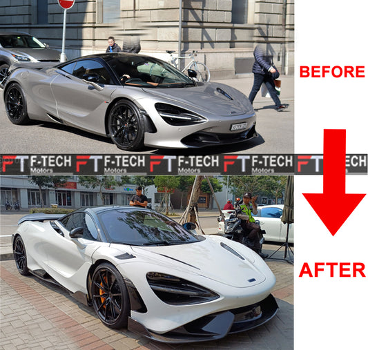 765LT Style Body Kit For McLaren 720S 2017 - 2023 Dry Carbon Fiber