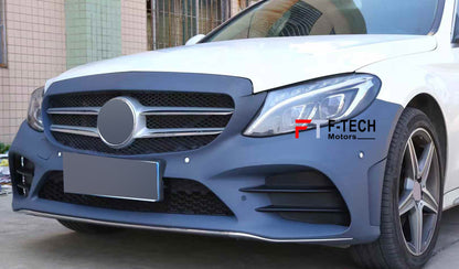 AMG Sport Front Bumper for Mercedes Benz C Class W205 2015 - 2018