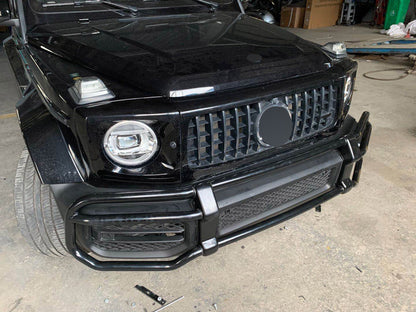 Grille guard bull bar for Mercedes Benz G class W463A W464 G63 AMG 2019 - 2023