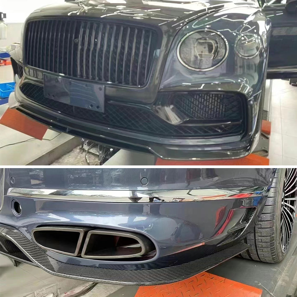 Dry carbon fiber body kit fit for Bentley Flying Spur 2019 - 2024 W12