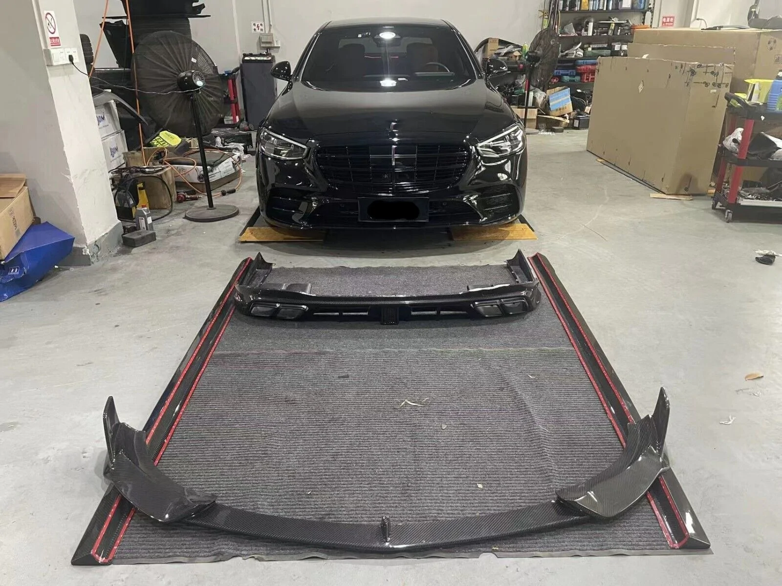 Dry carbon fiber body kit for Mercedes Benz S class W223 AMG 2021+