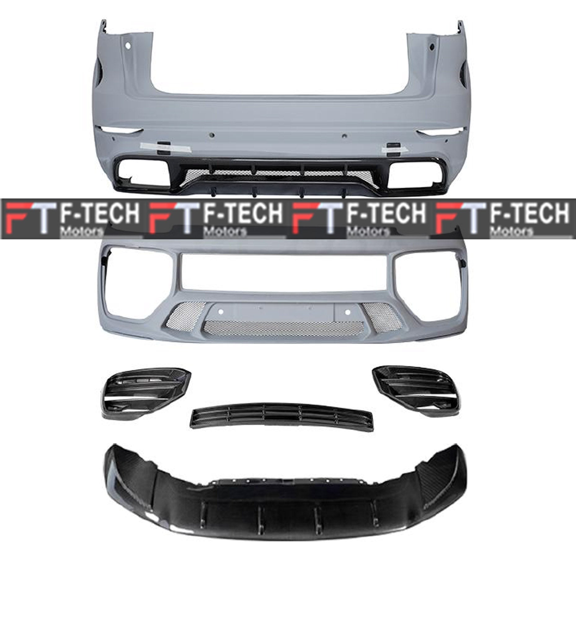 Dry Carbon Fiber Body Kit For Porsche Cayenne 9Y0 2018 - 2023 MTR