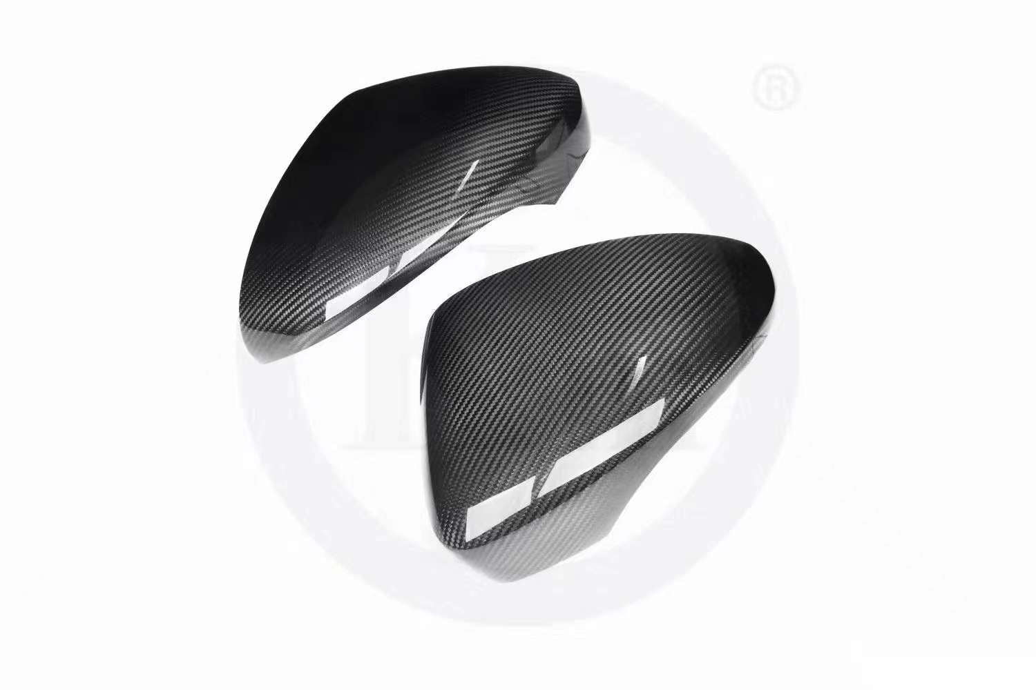 Dry carbon fiber mirror housing covers for Porsche Panamera 971 2017 - 2023