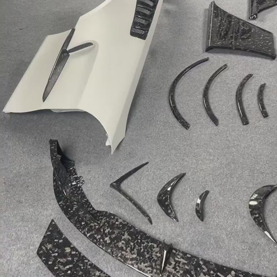 Carbon Fiber Body Kit For Mercedes Benz AMG GT GTC GTS GTR Upgrade To Black Series