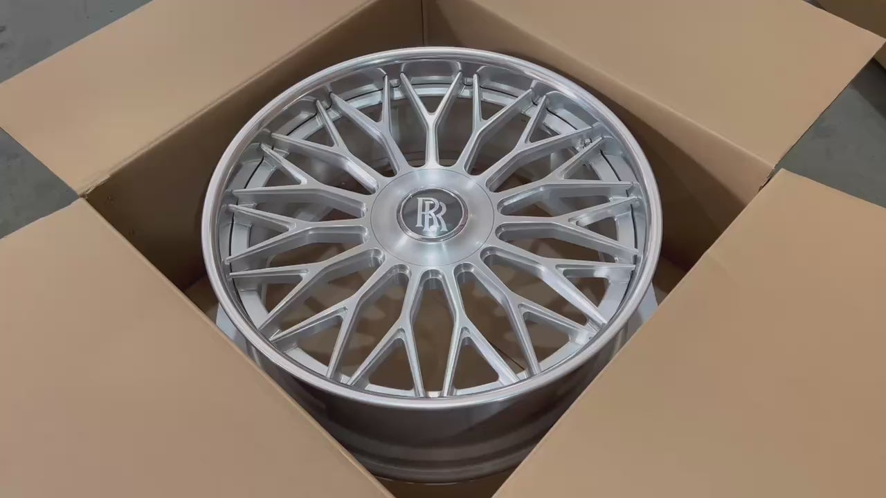 Assembled Custom Forged Alloy Wheels For Rolls Royce Ghost Cullinan Phantom Wraith Dawn