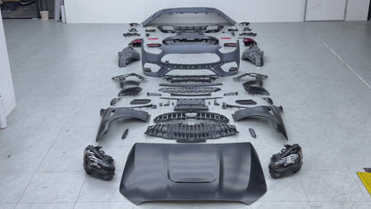 2027 Year C63S AMG Style Upgrade Body Kit For Mercedes Benz C Class W205 2015 - 2021