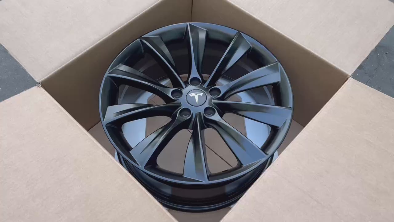 Monoblock Custom Forged Alloy Wheels For Tesla Model S Plaid X 3 Y Cybertruck