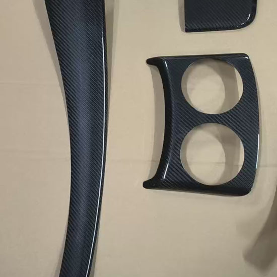 Dry Carbon Fiber Interior Trim Kit Covers for Mercedes Benz S Class W222 2013 - 2020 S63 AMG