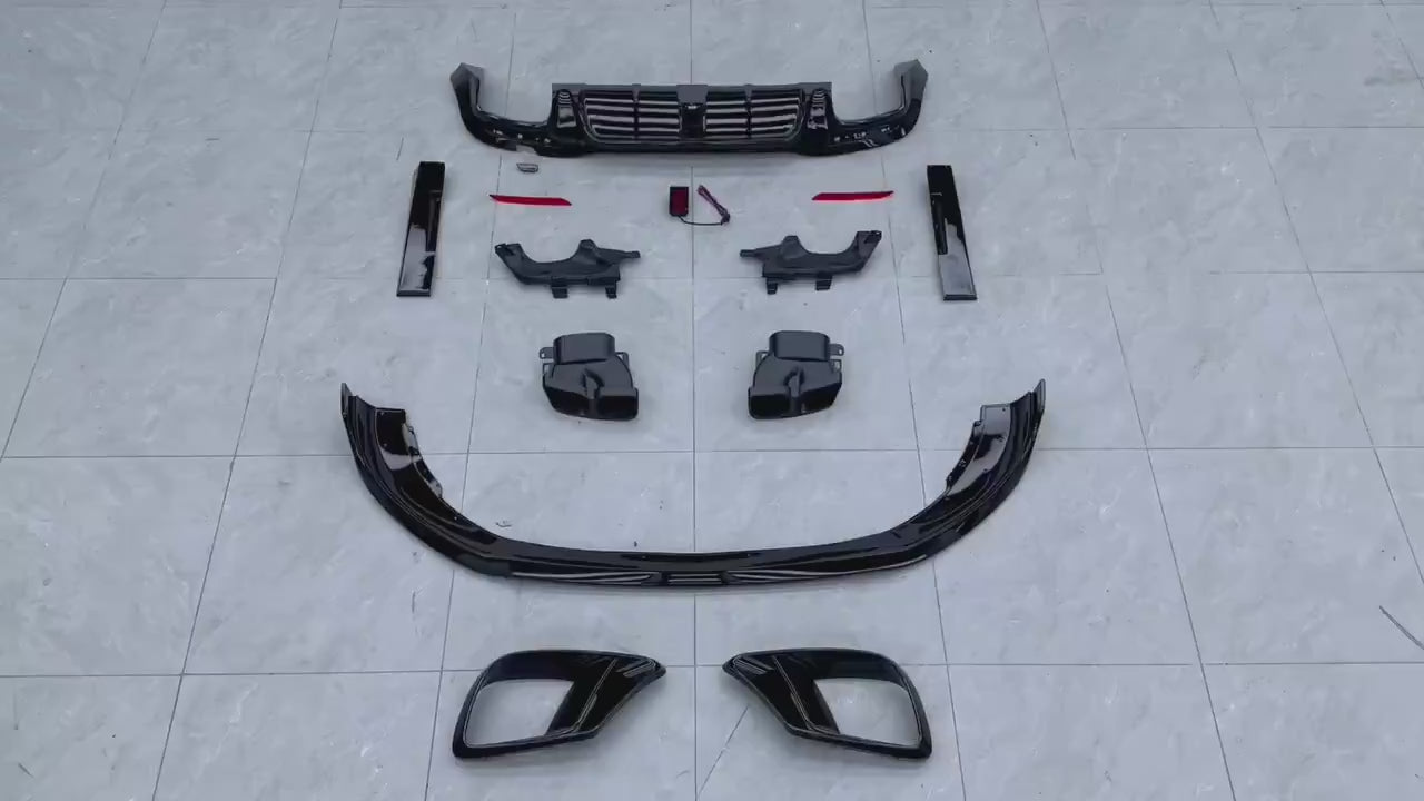 Body Kit for Mercedes Benz S Class W222 S63 AMG 2017 - 2021 Plastic Brabus