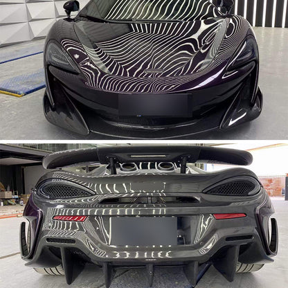 600 LT Style Upgrade Dry Carbon Fiber Body Kit fits McLaren  570S | 540C