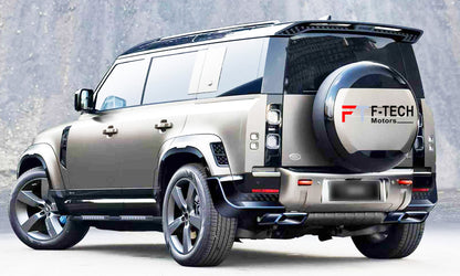 Zhouse Wide body kit for Land Rover Defender L663 110 2020+ Front Lip Hood Fender Arch 