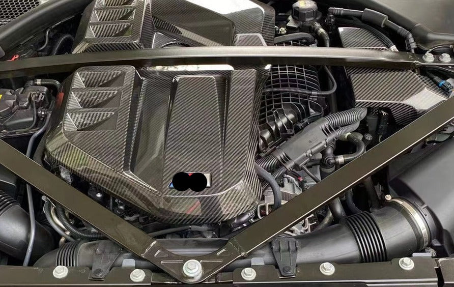  Dry Carbon Fiber Engine Cover fits BMW M3 G80 M4 G82 / G83 2021-Present