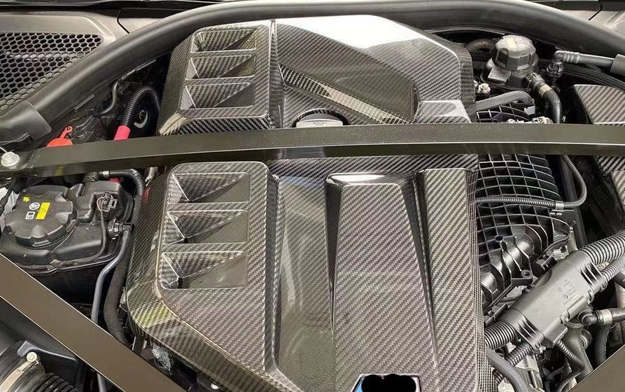  Dry Carbon Fiber Engine Cover fits BMW M3 G80 M4 G82 / G83 2021-Present
