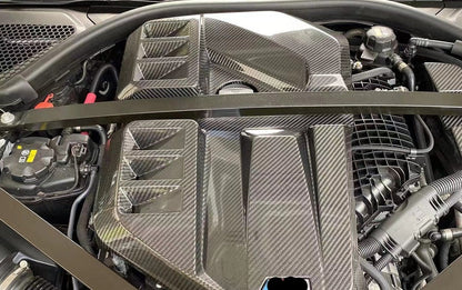  Dry Carbon Fiber Engine Cover fits BMW M3 G80 M4 G82 / G83 2021-Present