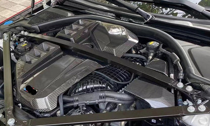  Dry Carbon Fiber Engine Cover fits BMW M3 G80 M4 G82 / G83 2021-Present