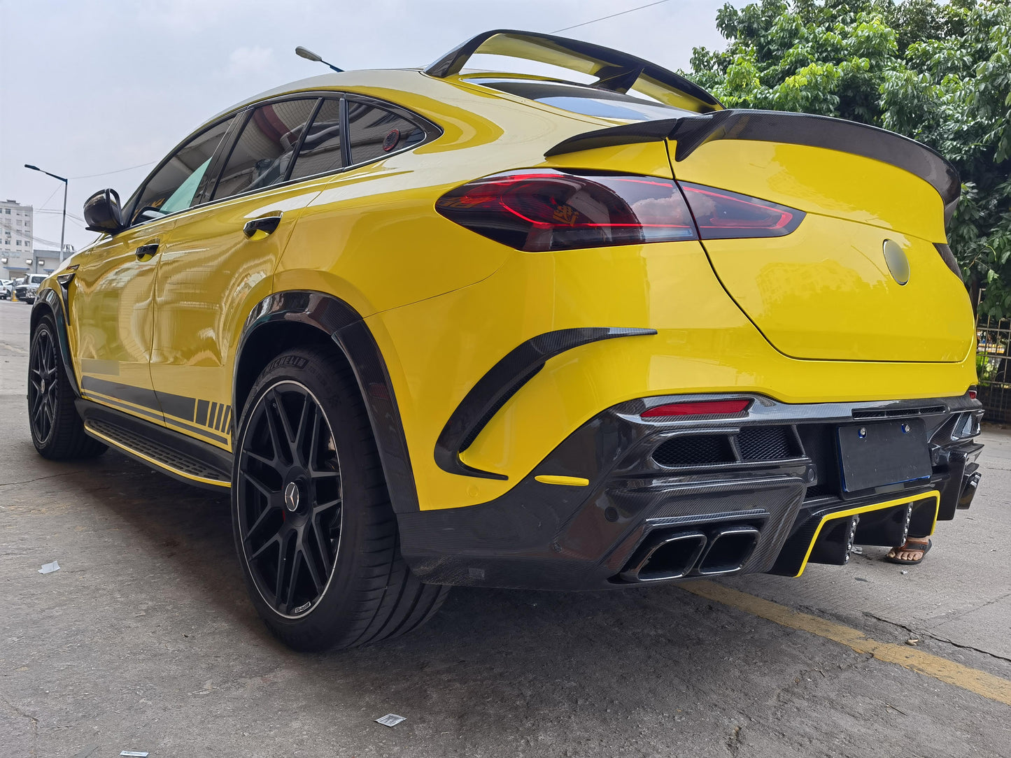 Carbon fiber aero kit fit for Mercedes Benz GLE Coupe C167 2019 present