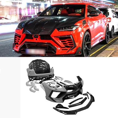 Dry Carbon Fiber Full Body Kit for Lamborghini Urus 2018-Up Hood Bumper Spoiler Diffuser Fenders Side Step mansory