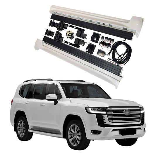 Deployable Running Boards Electric Side Step Bars fit Toyota Land Cruiser LC300 2021-Up