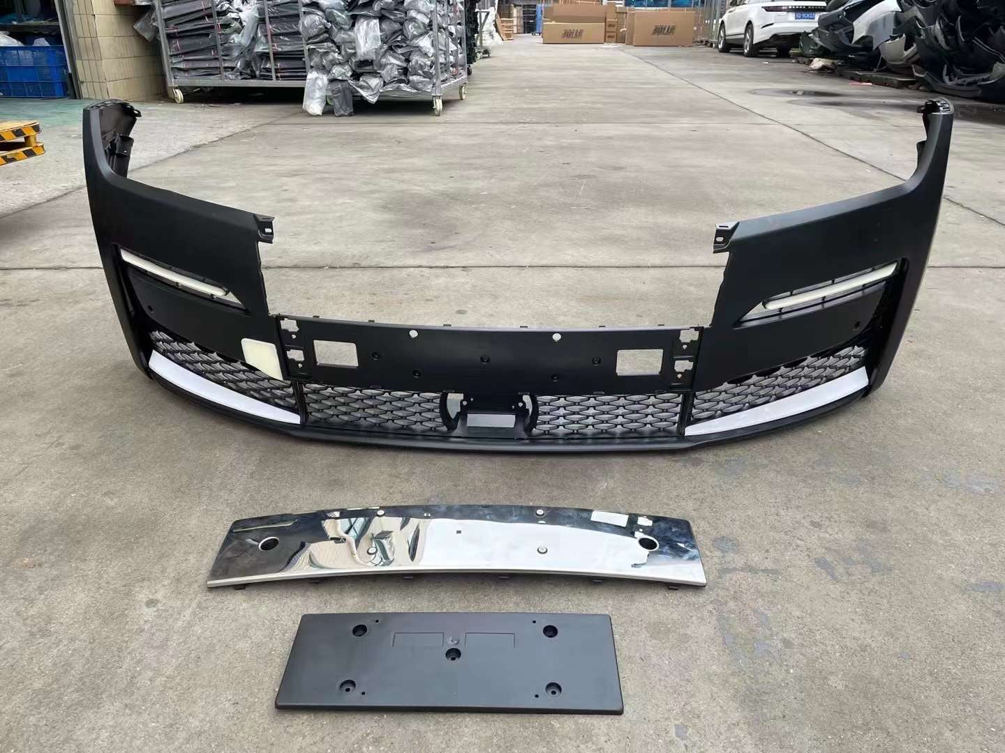 Front bumper for new Rolls Royce 2021+ Bumper Mesh License Plate