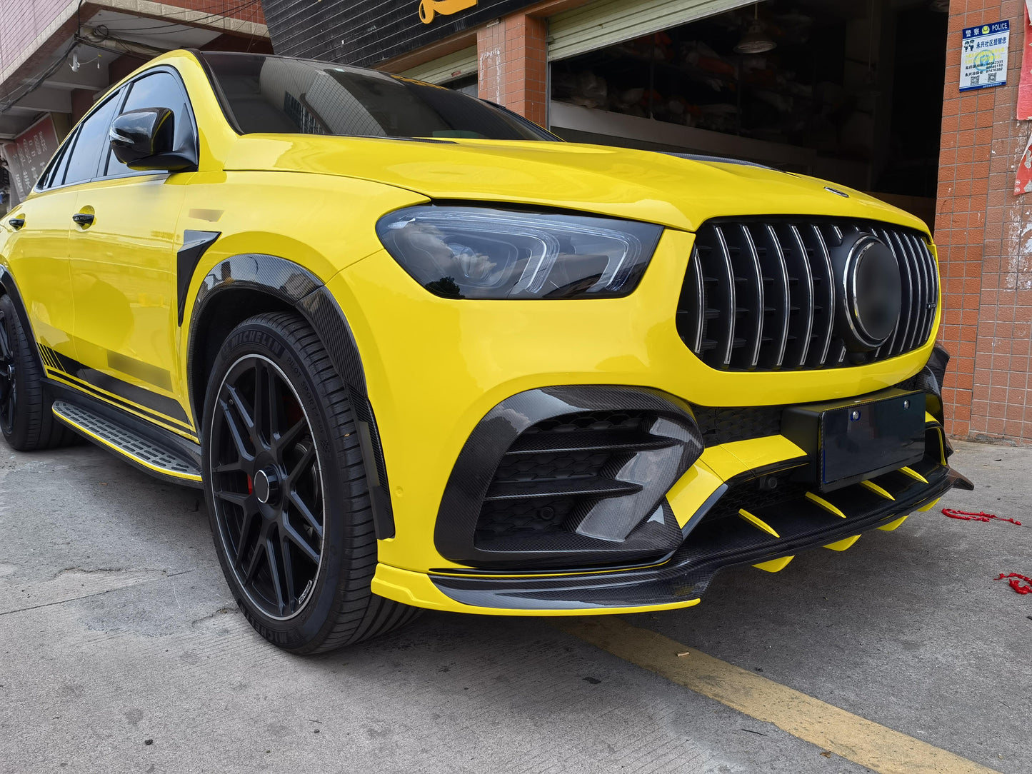 Carbon fiber aero kit fit for Mercedes Benz GLE Coupe C167 2019 present