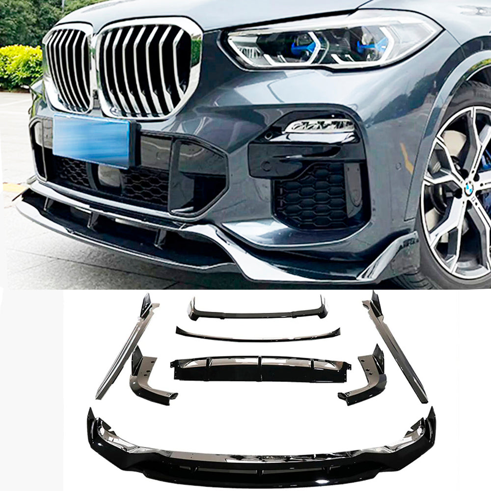 Gloss Black PRD Body Kit for BMW X5 G05 2019-Up Front Spoiler DIffuser Spoiler Side Skirts paradigm 