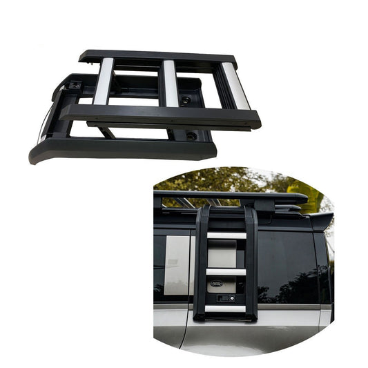Aluminum Retractable Side Ladder For New Land Rover Defender L663 90 110 2020+