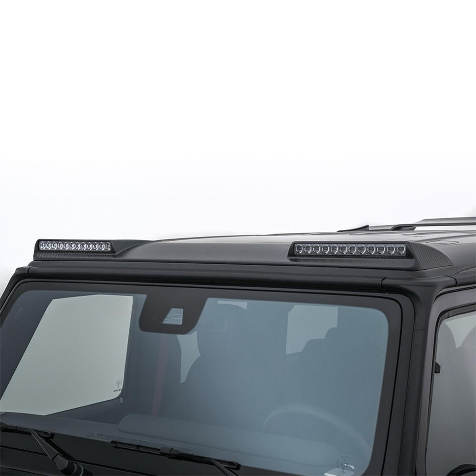 BRS Dry Carbon Fiber Front Roof Light Bar for Mercedes Benz G Class W464 W465 2019+