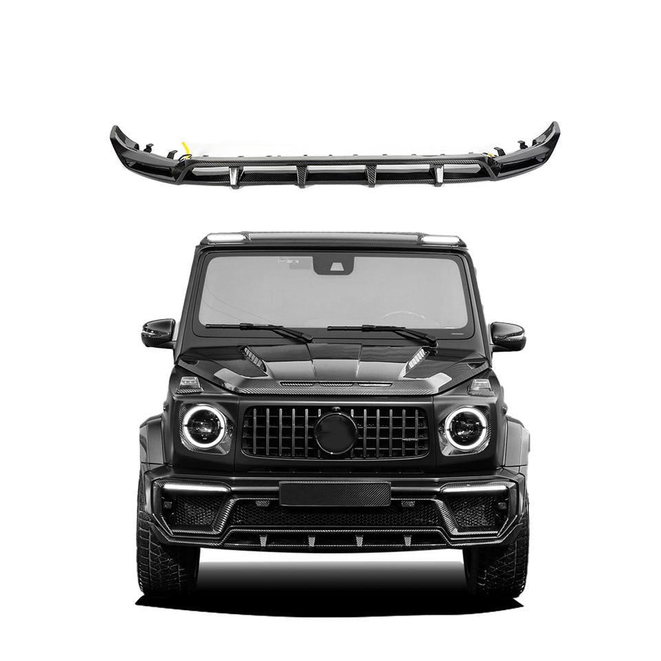 Carbon fiber front lip for Mercedes Benz G Class W463A W464 G63 AMG 2019 - 2023 TP Style