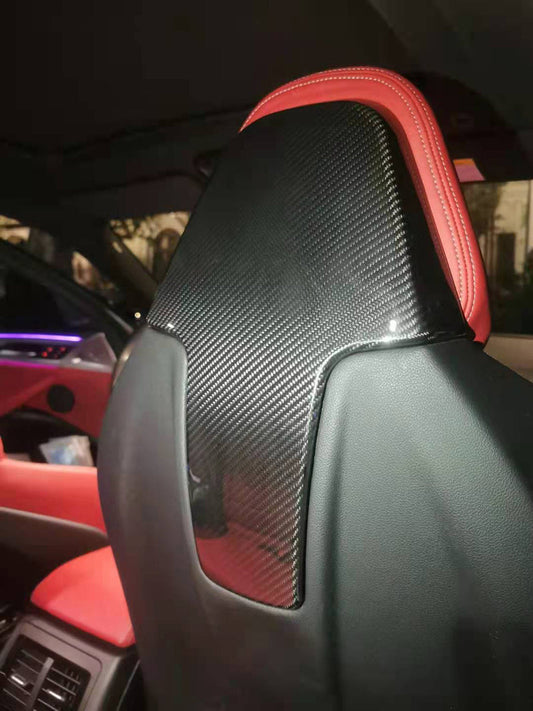 Carbon fiber seatback cover for BMW G80 M3 G82 M4 2020 - 2024