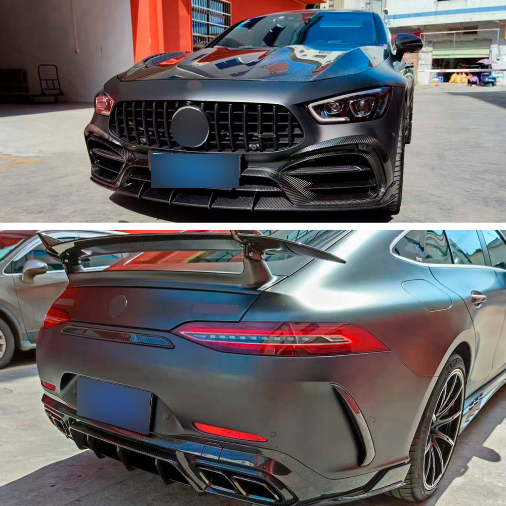 Dry Carbon Fiber Body Kit For Mercedes Benz AMG GT 50 53 63 S X290 201 ...
