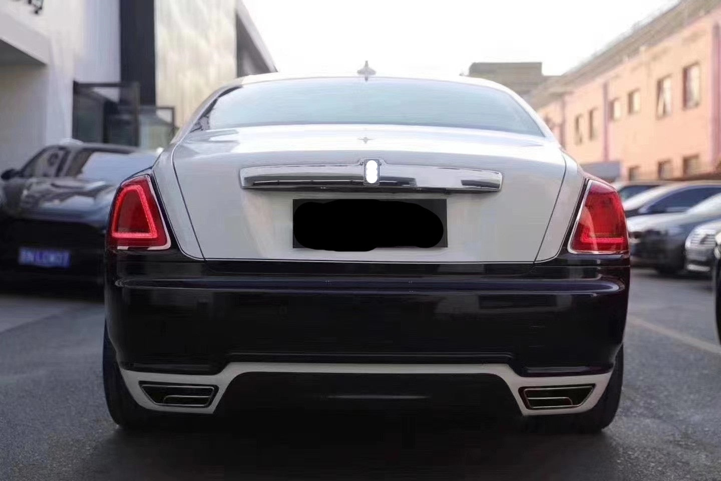 For Rolls Royce Ghost 2014 - 2020 Conversion Upgrade Body Kit Front Bumper Rear Bumper Spoiler Side  skirts mansory