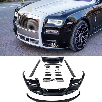For Rolls Royce Ghost 2014 - 2020 Conversion Upgrade Body Kit Front Bumper Rear Bumper Spoiler Side skirts