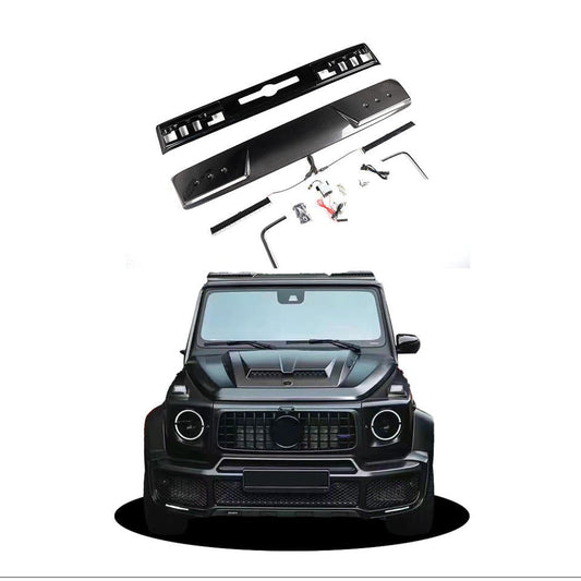 BRS style carbon FRONT ROOF LED BAR  for G-class 2019+ W463A W464 G63 G500 G400